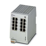 Phoenix Contact DIN Rail Mount Ethernet Switch, 16 RJ45 Ports, 10/100Mbit/s Transmission, 24V dc
