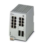 Phoenix Contact DIN Rail Mount Ethernet Switch, 14 RJ45 Ports, 10/100Mbit/s Transmission, 24V dc