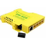 Brainboxes Ethernet Switch, 5 RJ45 Ports, 100Mbit/s Transmission, 57V dc