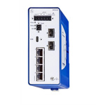 Hirschmann BOBCAT Series DIN Rail Mount Ethernet Switch, 6 RJ45 Ports, 1000 → 2500Mbit/s Transmission, 12 → 24V dc