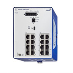 Hirschmann BOBCAT Series DIN Rail Mount Ethernet Switch, 16 RJ45 Ports, 1000 → 2500Mbit/s Transmission, 12 → 24V dc