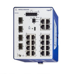 Hirschmann BOBCAT Series DIN Rail Mount Ethernet Switch, 20 RJ45 Ports, 1000 → 2500Mbit/s Transmission, 12 → 24V dc