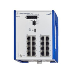 Hirschmann BOBCAT Series DIN Rail Mount Ethernet Switch, 16 RJ45 Ports, 1000 → 2500Mbit/s Transmission, 12 → 24V dc