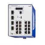 Hirschmann BOBCAT Series DIN Rail Mount Ethernet Switch, 20 RJ45 Ports, 1000 → 2500Mbit/s Transmission, 12 → 24V dc