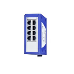 Hirschmann GECKO Series DIN Rail Mount Ethernet Switch, 8 RJ45 Ports, 100Mbit/s Transmission, 9.6 → 32V dc