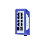 Hirschmann GECKO Series DIN Rail Mount Ethernet Switch, 8 RJ45 Ports, 100/1000Mbit/s Transmission, 18 → 32V dc