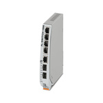 Phoenix Contact FL SWITCH 1000 Series Ethernet Switch, 5 RJ45 Ports, 10/100Mbit/s Transmission, 24V dc