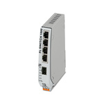 Phoenix Contact FL SWITCH 1000 Series Ethernet Switch, 4 RJ45 Ports, 10/100Mbit/s Transmission, 24V dc