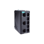 MOXA Unmanaged Ethernet Switch, 8 RJ45 Ports, 100Mbit/s Transmission, 9.6 → 60V dc
