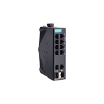 MOXA Unmanaged Ethernet Switch, 8 RJ45 Ports, 1000Mbit/s Transmission, 9.6 → 60V dc