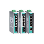 MOXA Unmanaged Ethernet Switch, 4 RJ45 Ports, 100Mbit/s Transmission, 9.6 → 60V dc