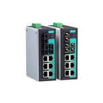 MOXA Unmanaged Ethernet Switch, 6 RJ45 Ports, 100Mbit/s Transmission, 9.6 → 60V dc