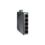 MOXA EDS-G2005-ELP Series DIN Rail Mount Ethernet Switch, 5 RJ45 Ports, 10/100/1000Mbit/s Transmission, 9.6 →