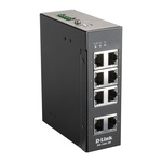 D-Link DIS-100E-8W, Unmanaged 8 Port Ethernet Switch With PoE