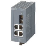 Siemens DIN Rail Mount Ethernet Switch, 4 RJ45 Ports