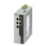 Phoenix Contact FL SWITCH 3005 Series DIN Rail Mount Ethernet Switch, 5 RJ45 Ports, 100Mbit/s Transmission, 24V dc