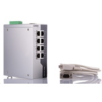 Phoenix Contact FL SWITCH 3008 Series DIN Rail Mount Ethernet Switch, 8 RJ45 Ports, 100Mbit/s Transmission, 24V dc