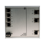 HARTING DIN Rail Mount Ethernet Switch, 7 RJ45 Ports, 10/100/1000Mbit/s Transmission, 48V dc