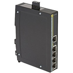 HARTING DIN Rail Mount Ethernet Switch, 5 RJ45 Ports, 10/100/1000Mbit/s Transmission, 54V dc