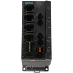 Siemens X204-2 Series DIN Rail, Wall Ethernet Switch, 4 RJ45 Ports, 10/100Mbit/s Transmission, 24V dc