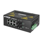 Red Lion 708FX2 Series DIN Rail Mount Ethernet Switch, 6 RJ45 Ports