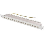 Telegartner Cat6+ 16 Port RJ45 RJ Patch Panel 1U Grey