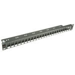 Molex Premise Networks Cat6 24 Port RJ45 Keystone Patch Panel 1U Grey