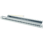 Telegartner Telegartner Data Series Cat5e, Cat6, Cat6a 24 Port RJ45 RJ Patch Panel Shielded, Unshielded 1U Grey
