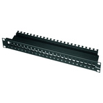 Telegartner Telegartner Data Series Cat5e, Cat6, Cat6a 24 Port RJ45 RJ Patch Panel Shielded, Unshielded 1U Black