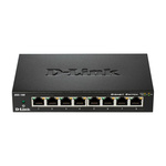 D-Link Ethernet Switch, Unmanaged 8 Port Gigabit Switch, EU