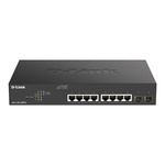 D-Link Wifi, Managed, Smart 10 Port Smart Switch With PoE EU
