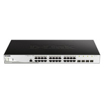 D-Link D-Link 24, Managed Switch 28 Port Ethernet Switch With PoE EU