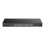 D-Link DGS-1250-28X, Managed, Smart 28 Port Smart Switch EU