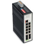 Wago Managed 8 Port Industrial Ethernet Switch RJ-45