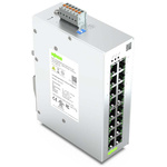 Wago Managed 16 Port Industrial Ethernet Switch RJ-45