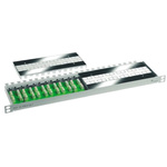 Telegartner Cat7a 12 Port Connector Module, STP, UTP Shielding