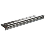 Molex Premise Networks PowerCat Series Cat6a 24 Port IDC RJ Patch Panel STP 1U