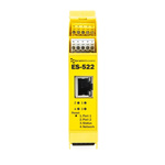 Brainboxes Serial Device Server, 1 Ethernet Port, 2 Serial Port, RS232, RS422, RS485 Interface, 1Mbit/s Baud Rate