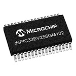 dsPIC33EV256GM102-I/SS Microchip dsPIC33EV, 16bit Digital Signal Processor 60MHz 256 kB Flash 28-Pin SSOP