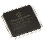 DSPIC30F6014A-30I/PF Microchip dsPIC30F, 16bit Digital Signal Processor 30MIPS 4.096 kB, 144 kB Flash 80-Pin TQFP