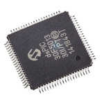 dsPIC30F5013-30I/PT Microchip dsPIC30F, 16bit Digital Signal Processor 30MIPS 1.024 kB, 66 kB Flash 80-Pin TQFP