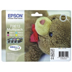Epson T0615 Black, Cyan, Magenta, Yellow Ink Cartridge