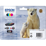 Epson 26XL Black, Cyan, Magenta, Yellow Ink Cartridge