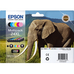 Epson 24XL Black, Cyan, Light Cyan, Light Magenta, Magenta, Yellow Ink Cartridge