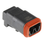 Deutsch, DT Automotive Connector Plug 2 Way, Crimp Termination