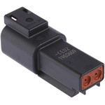 Deutsch, DT Automotive Connector Socket 2 Way, Crimp Termination