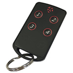 RF SolutionsFOBBER-8T4 4 Button Remote Control Fob, 869.5MHz