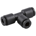 RS PRO Tee Connector, Push In 3 mm x Push In 3 mm, 20 bar