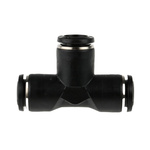 RS PRO Pneumatic Tee Tube-to-Tube Adapter, Push In 12 mm x Push In 12 mm x Push In 12 mm, 20 bar