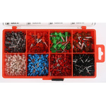 RS PRO French Colour Coded Bootlace Ferrule Crimp terminal Kit